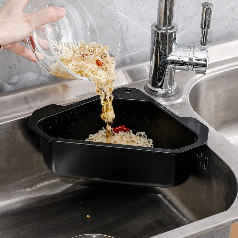 Multi-functional Kitchen Triangular Sink Strainer Fruit Vegetable Drainer Rack Sink Filter Shelf Drain Baskets Tools