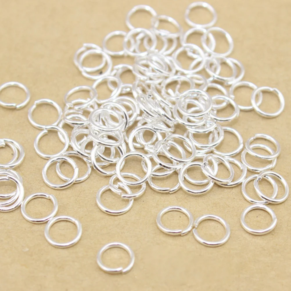 

180Pcs Silver 12Mm Open Jump Rings Metal Alloy for Jewelry Belts Harness Clothes Luggage Bags DIY Craft Accessories