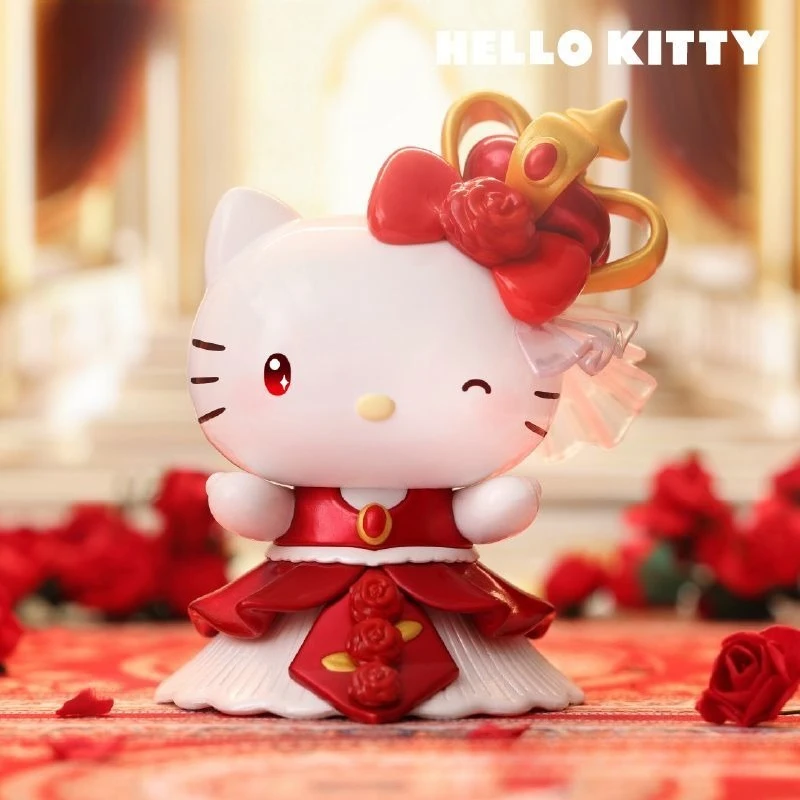 

Новые персонажи Sanrio, серия «Ночь розы», слепая коробка, милая коллекция, настольное украшение, модное изысканное украшение, подарок