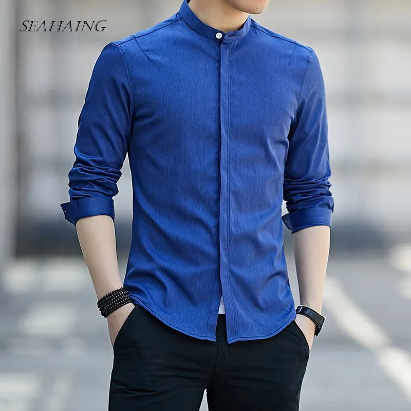 

2024 New Autumn Men's Oxford Casual Long Sleeve Shirt Classic Style Fashion Business Brand Shirt Male Clothes Shirts T Shirts