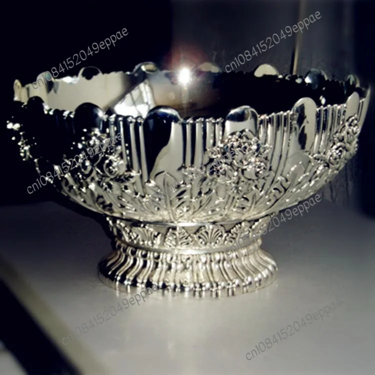 Zinc Alloy Fruit Plate, Bar Ktv Fruit Bowl, Fruit Plate Basin