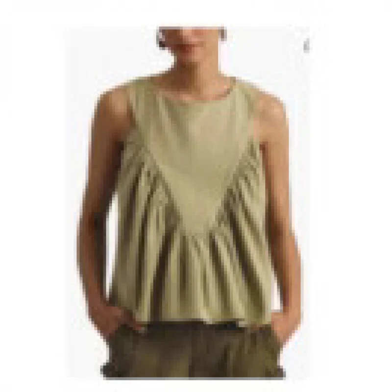 

Весенняя новая женская мода в европейском и американском стиле, простой универсальный однотонный жилет без рукавов