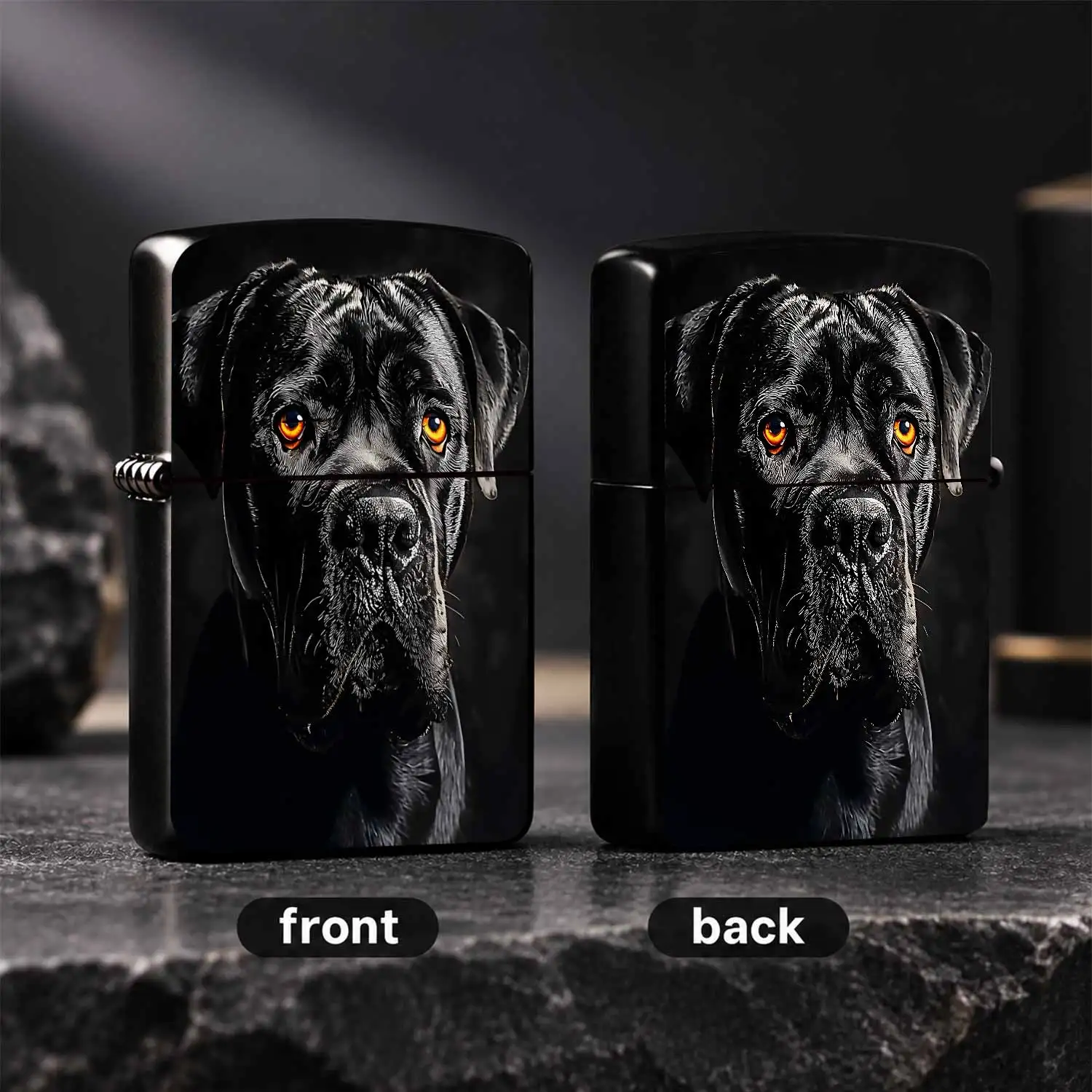 Exquisite Cane Corso Pattern Portable Igniter Stylish Pet Art Printed Handy Tool Suitable For Home Office Outdoor Use Cool Unique Gift For Pet Lovers Multi-Scenario Practical Daily Carry Accessory A Humorou And Interesting Lighter