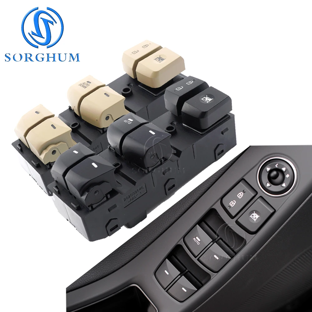 SORGHUM for Elantra Electric Power Window Lifter Control Switch For Hyundai Elantra III V IV 2000-2019 93570-2D000 93570-4V000