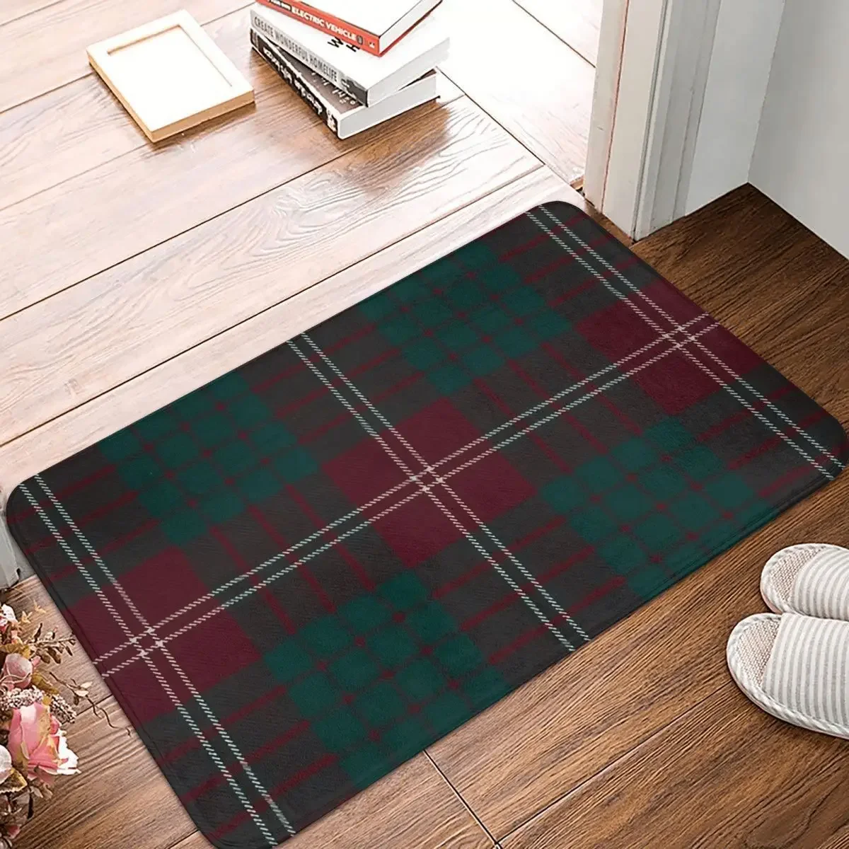 Non-slip Rug Doormat Bath Mat Crawford Scottish Tartan Floor Carpet Entrance Door Decor