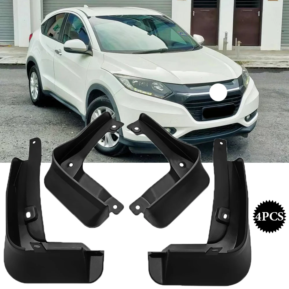 

4PCS For Honda Vezel / HR-V Mudguards Fender Mud Flap Guard Splash Mudflaps Car Accessories Auto Styline Front Rear