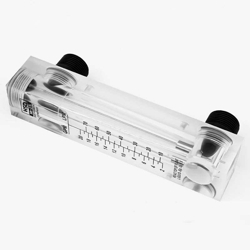Panel Mounted Flow Meter Liquid Water Panel Rotor Flow Meter Suitable for Water Purification System Filtration Precision