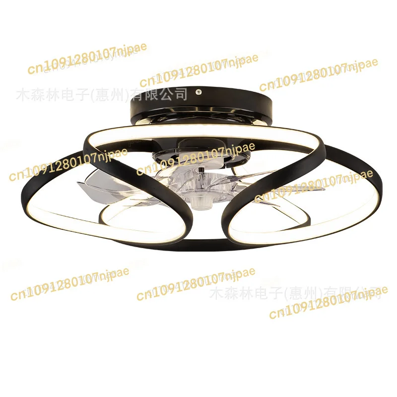 

LED Bluetooth Music Fan Light Bedroom Graffiti WiFi Home Fan