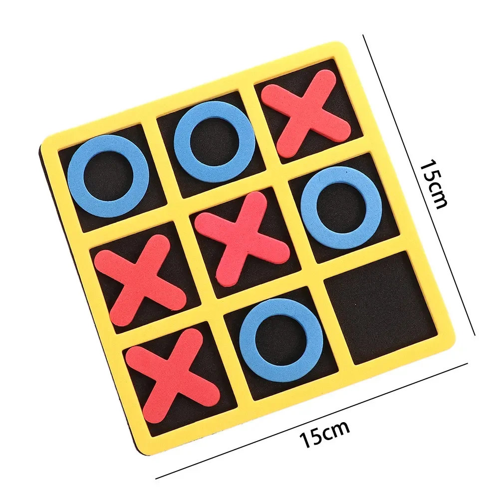 Kinder-Tic-Tac-Toe-Brettspiel - EVA Lernspielzeug & Interaktives Familienspiel für Eltern und Kinder – Detail 4