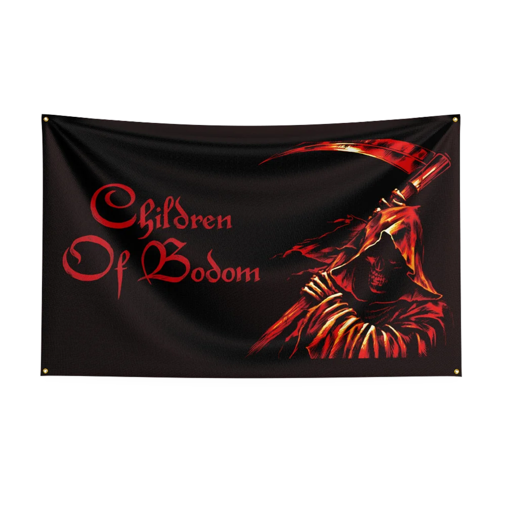 3x5 Ft C-Children of BodomS Heavy Rock Band Flag Polyester Digital Printing Banner for Bedroom Wall Art Out Door Tapestry