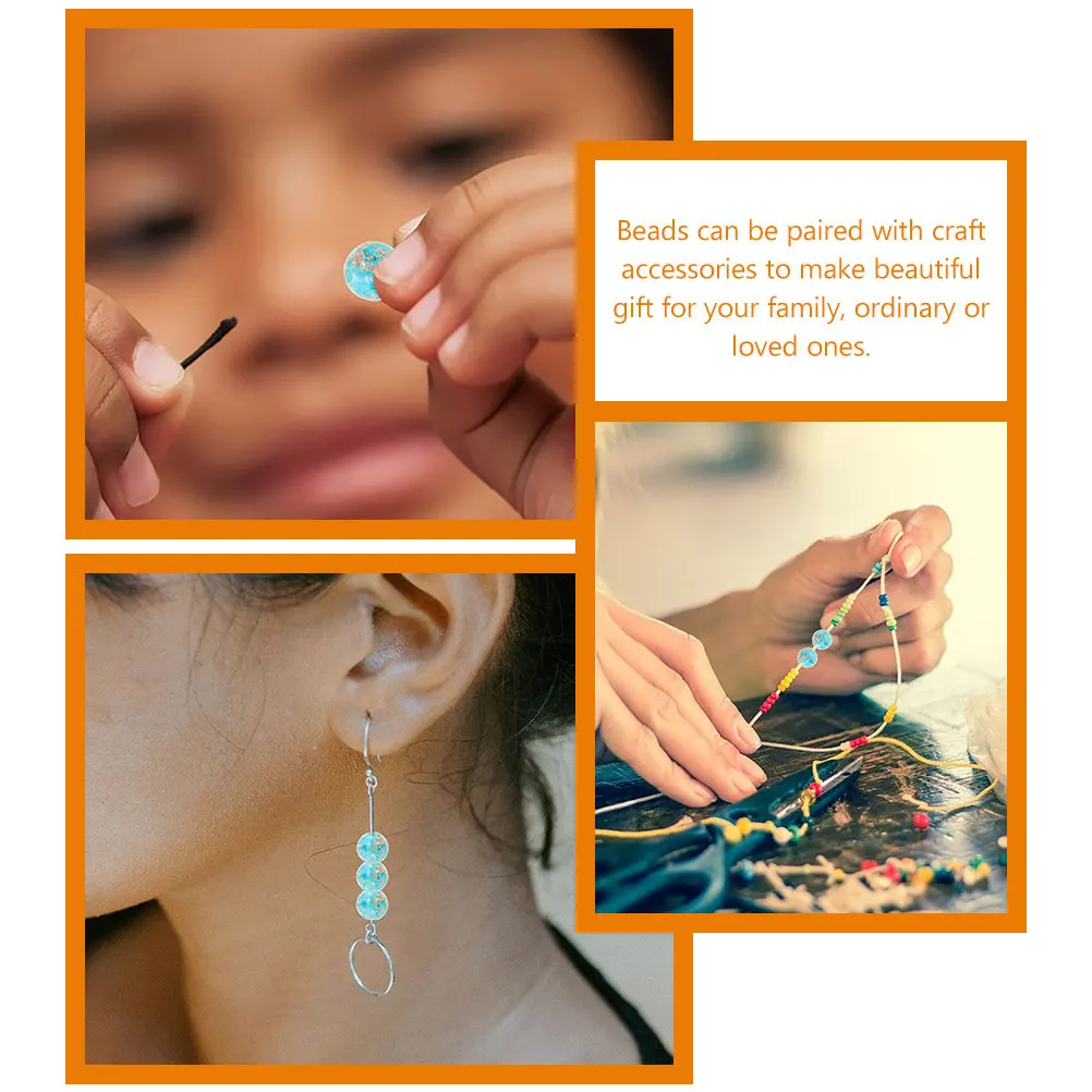 

50 Pcs Luminous Bracelet Beads Jewelry Hair Accessory Making Accessories Glow The Dark