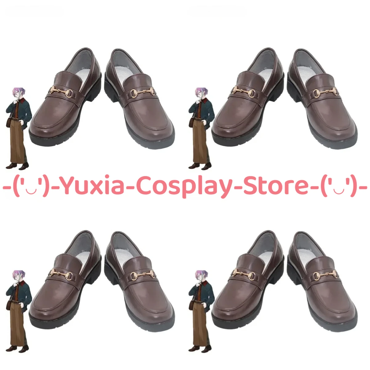 Yuxiacosplay! Project Sekai Kamishiro Rui Cosplay Shoes Anime Character Prop PU Leather Boots Halloween Carnival Party Costume