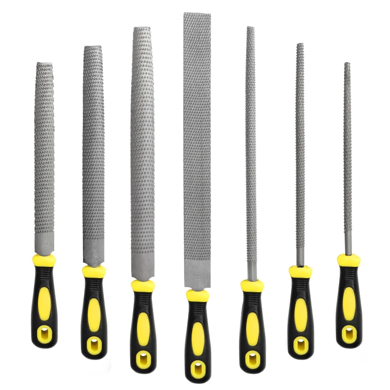 Woodworking File Coarse Tooth Wood File Wood Special Grinding Tool Semi-Circular Flat File Hard Wood Chisel