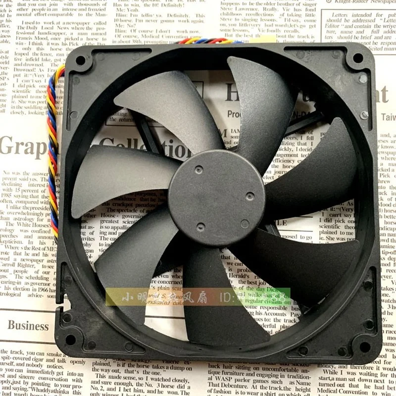 SSEA New Fan JSL JDH14025B 14CM 12V 0.80A PWM Super Air Volume Chassis Fan 140*140*25mm