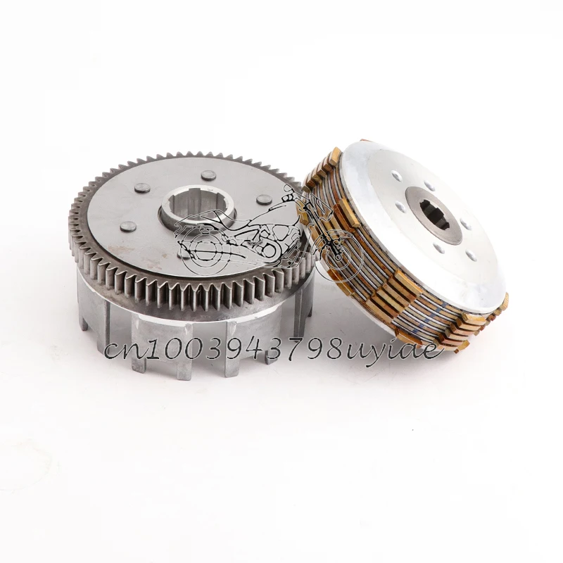 70 Teeth Clutch Engine 6 Slices Thick Gear  CG/CB200 Fit For ZS LC LF CG200 Water-cooled  Off Road Motocross LH-112