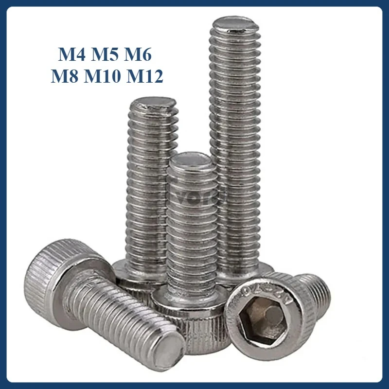 

Socket Cap Screws Hex Head Left Thread A2 Stainless Allen Bolts M4 M5 M6 M8 M10 M12