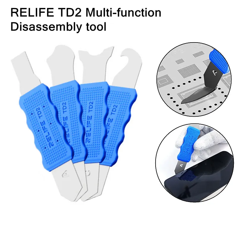 

RELIFE TD2 PRO Многофункциональный инструмент для разборки для ремонта мобильных телефонов Высокопрочный набор инструментов для открывания ЖК-экрана