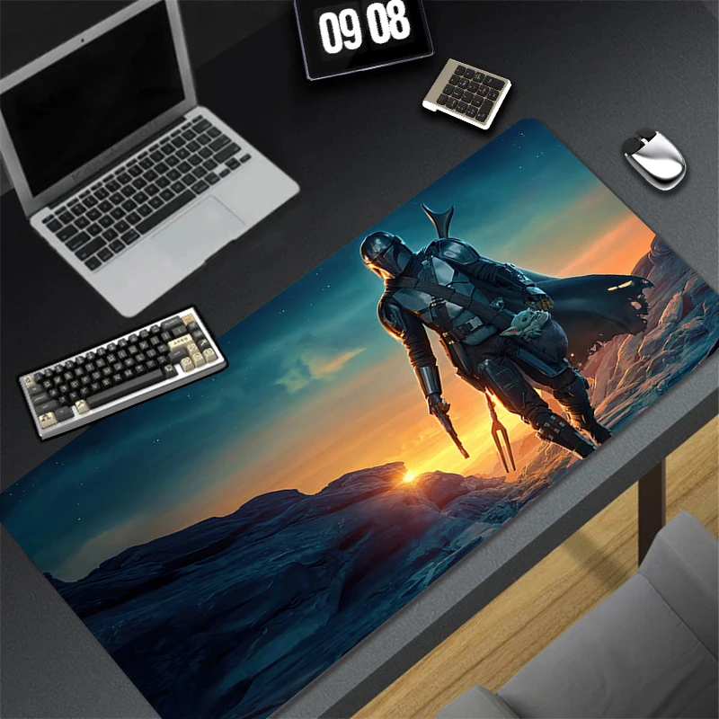 

Baby Yoda The Mandalorian Mouse Pad PC Anime Gaming Mousepad Laptop Accessories Gamer Cabinet Keyboard Rug XXL Desk Mat Carpet