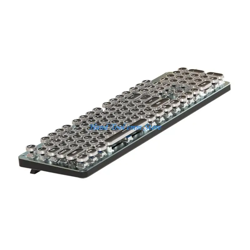 

H37F Mechanical Gaming Keyboard Type C Cable Connection LED Effects ABS Keycaps
