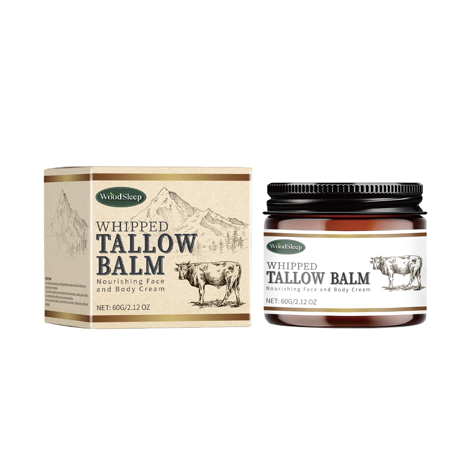 

Woodsleep Manual Tallow Cream Moisturizing And Smoothing Skin Care Body Cream 3pcs