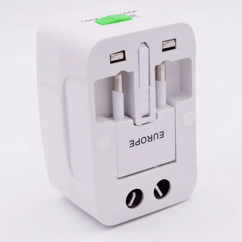 Lenovo Multifunctional Socket Global Socket Travel Power Adapter 110V-250V Suitable for EU, America, Australia, and Asia plugs