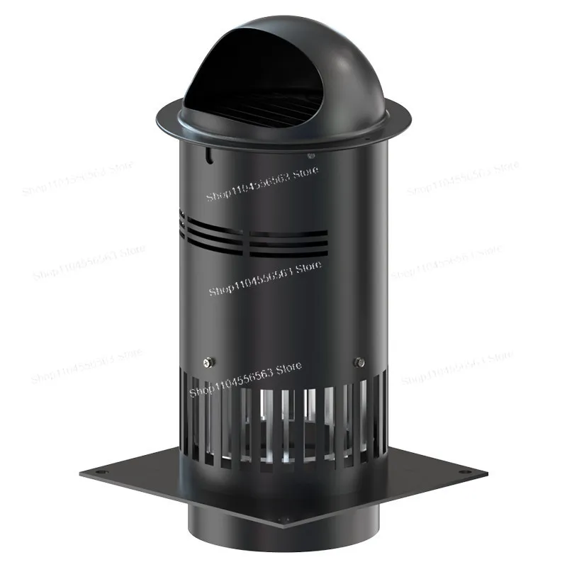 High Temp Fireplace Induced Draft Fan, 220V Smoke Exhaust Fan for Solid Fuel Stove Pellet Furnace, Corrosion Resistant 250°C