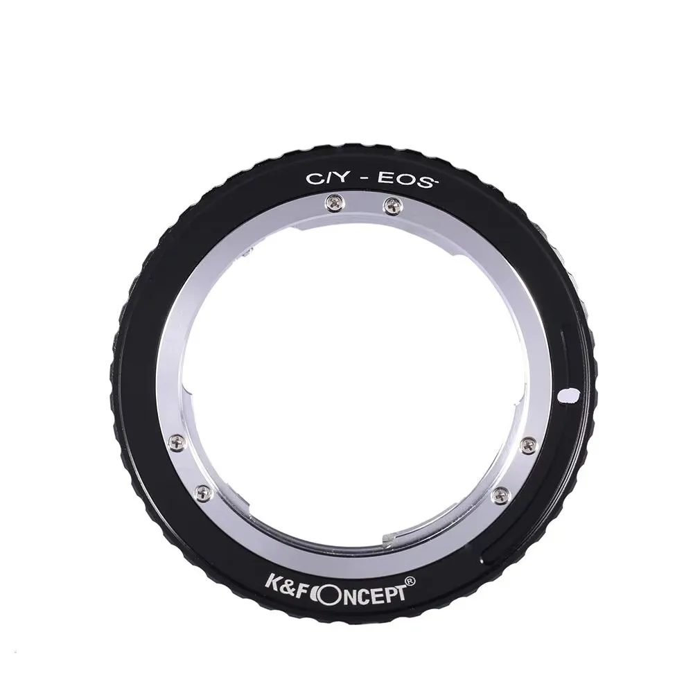 Adaptador K&F Concept C/Y-EOS para lente de montura Contax Yashica CY a cámara Canon EOS DSLR adaptador de lente 60D 5D3