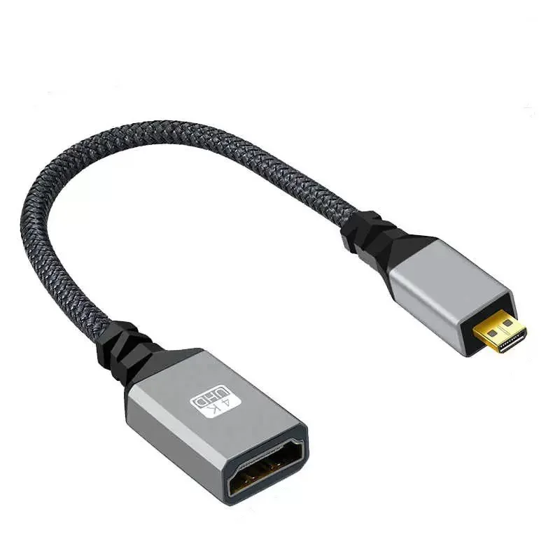 4K 60Hz HDMI-Compatible Male To Female Extension Cable Micro/Mini HDMI-Compatible adapter Extender Wire Cord left/right/up/down