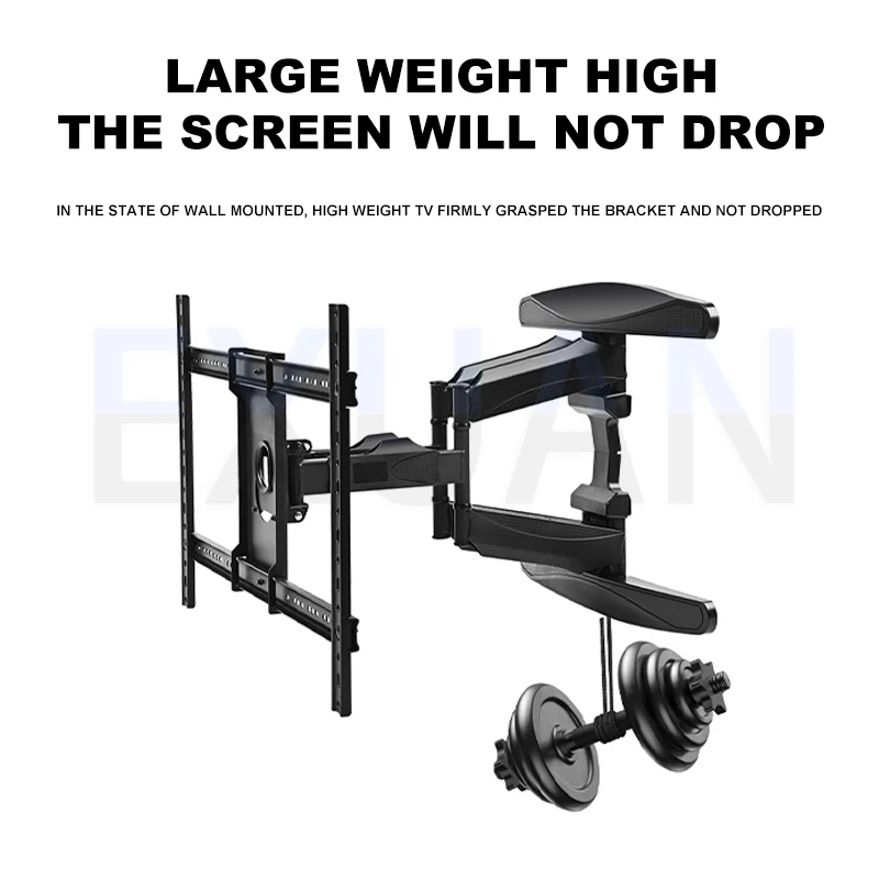 TV Mount Fit for Most 55-85inch TVs Swivel Tilt Horizontal Adjustment TV Wall Mount Bracket Articulating Arms Monitor Stand