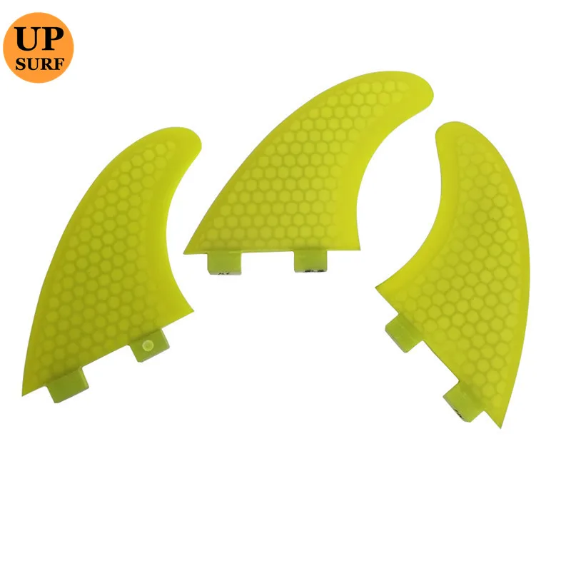 UPSURF FCS Fins G7 For Sup Board Accessories 3 Pcs/set Muticolor Fiber Honeycomb tabla paddle surf hinchable Christmas Gifts