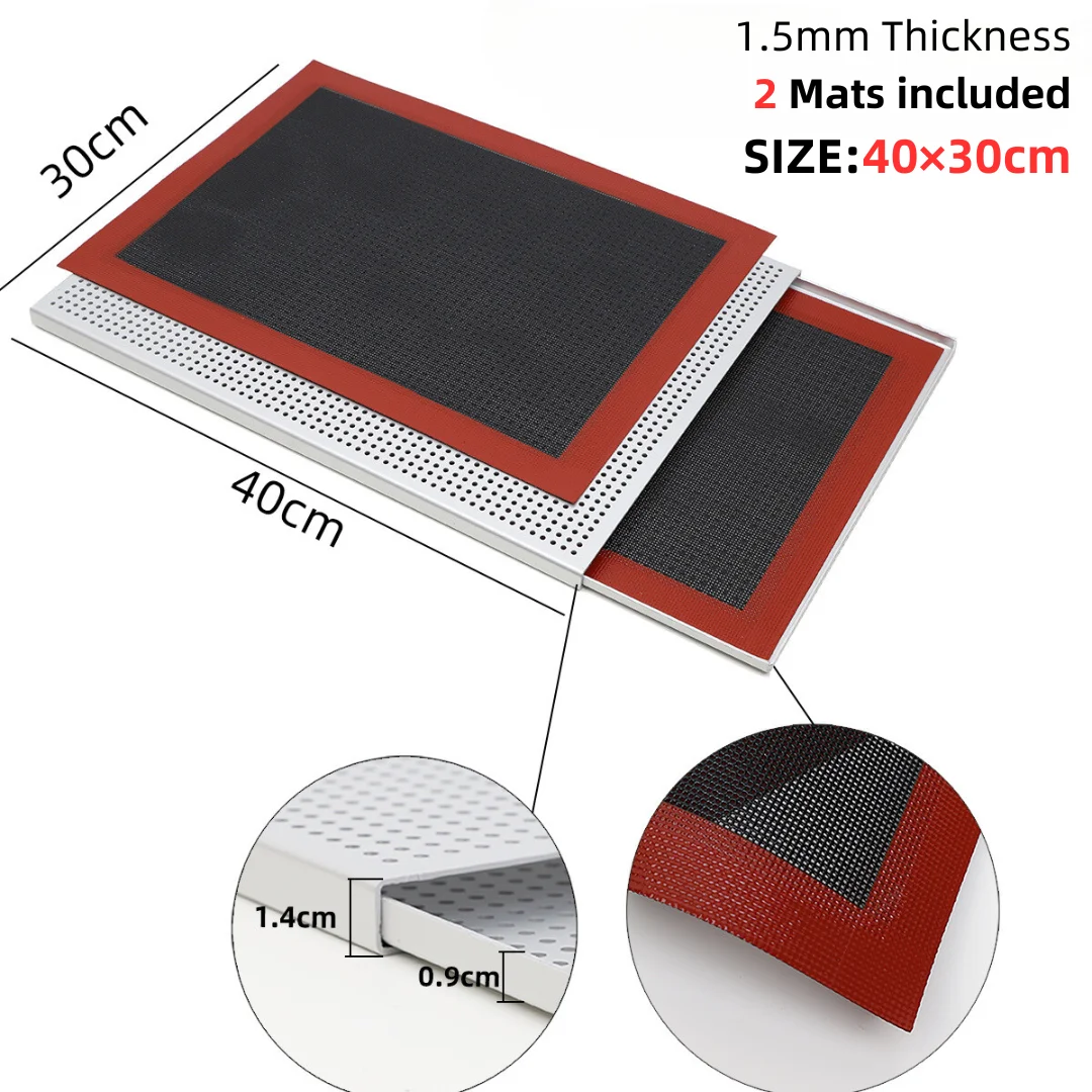 40x30cm tray 2mats