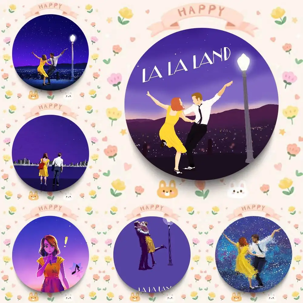 Movie La La Land Anime Cartoon Pins Backpack Shoes Jewelry Accessories Cosplay Handmade Badge