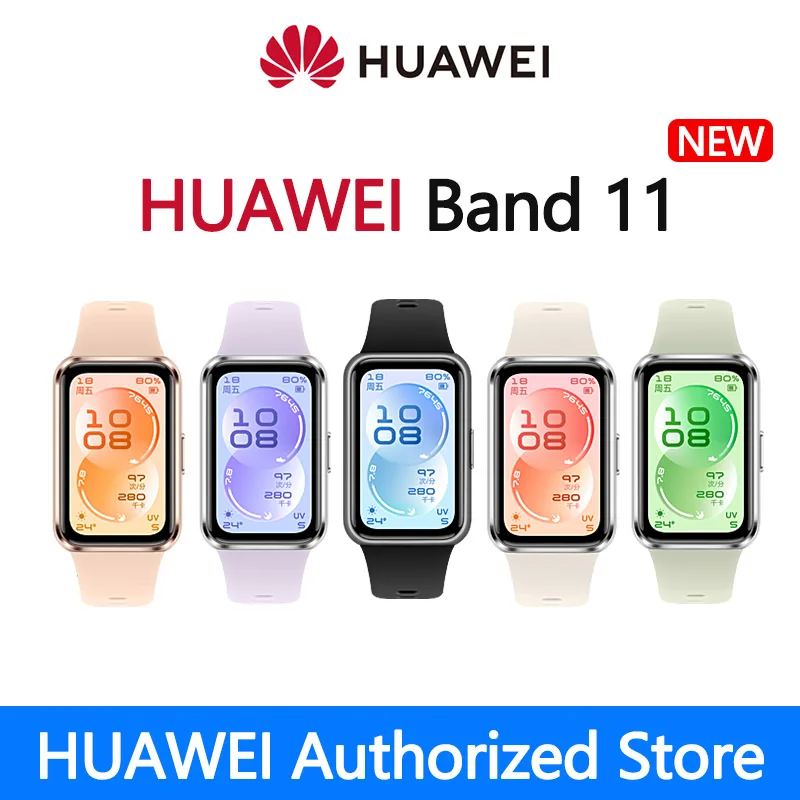 

2026 NEW Huawei Band 11 Smartwatch Compatible with IOS & Android,Sleep Tracking,Health monitor,14 days battery life, 2026 New