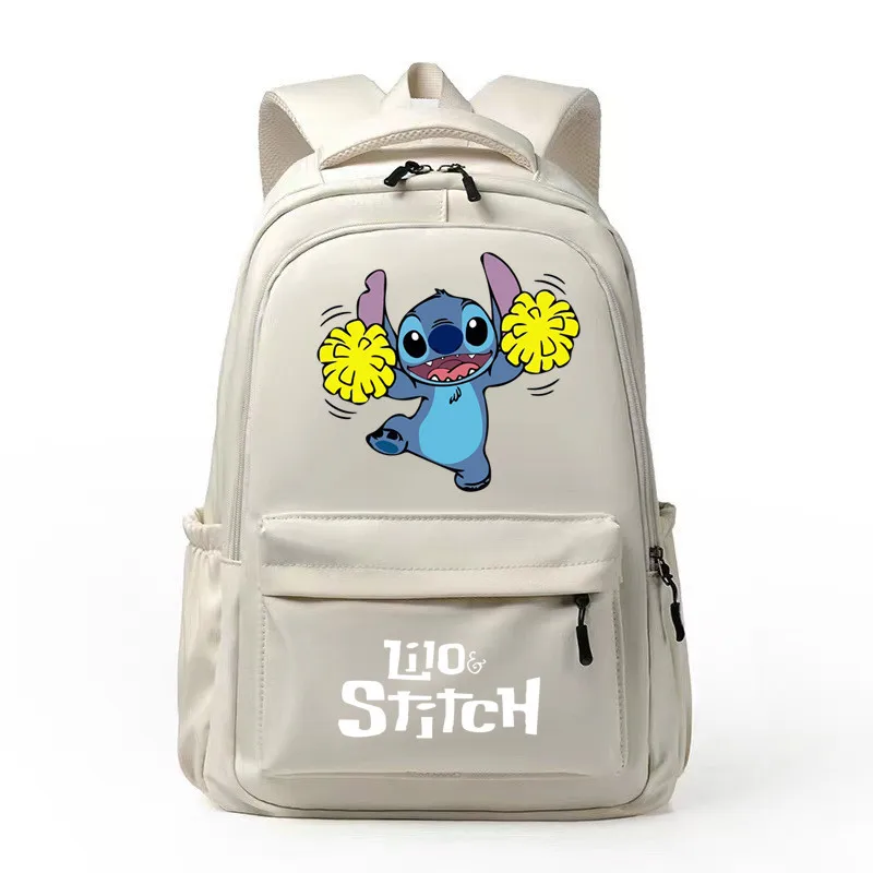 2024 New Stitch Cartoon Printed Schoolbag Primary School Junior High School Students Backpack Large-capacity Leisure Backpack