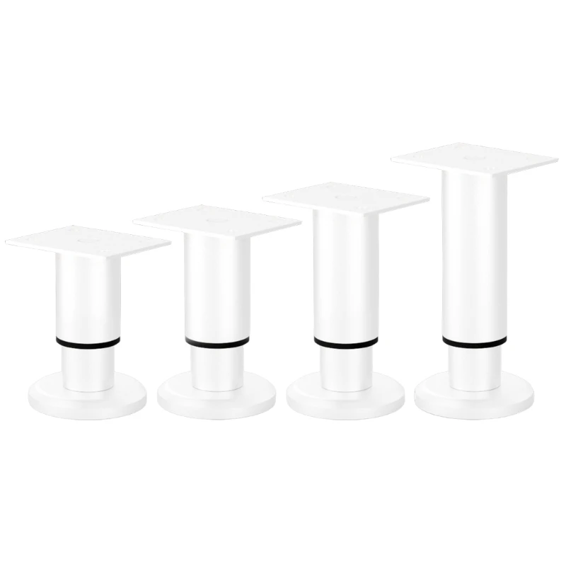 Pack of 4 Furniture Legs Adjustable Universal Support Feet Height Supports Simple Installs for Various Home Furnishings