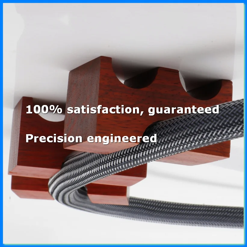 HiFi Rose Wood Wire Bracket Line Support Cable Stand Holder Trestle Anti-Shock Shock Foot Pad Feet Pads-ELEC