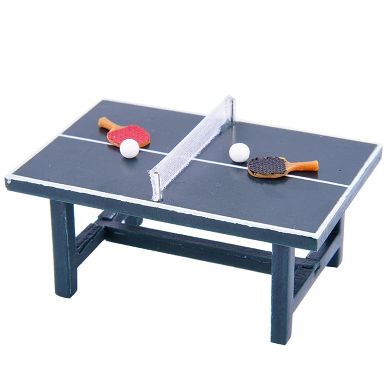 Decoration Mini Table Tennis Table With Ball For 1/10 Crawler Traxxas TRX4 Axial SCX10 AXI03007 YK4102 Redcat GEN8