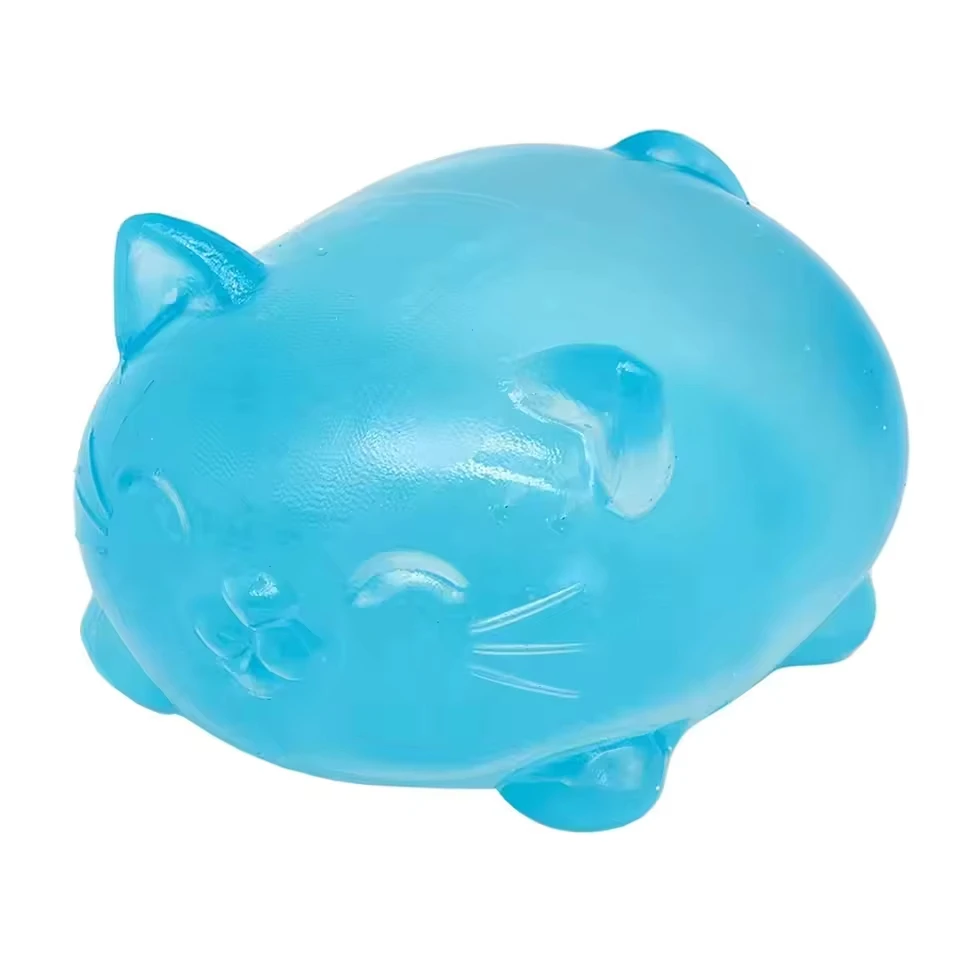 Mini Leuke Kat Vorm Needoh Squishy Maltose Decompressie Speelgoed Niet-giftig Fun Tool Drukverlichting Volwassenen Kinderen Verjaardagsfeestje Cadeau