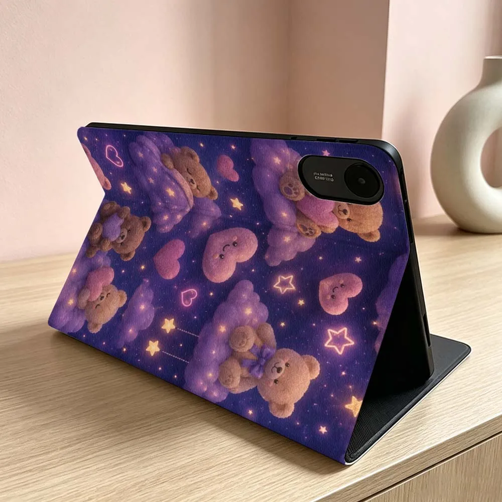 Bear For Xiaomi Redmi Mi Pad 8 7 6 5 4 2 SE K Pro Max Ultra Poco Pad Foldable Tablet Case Soft