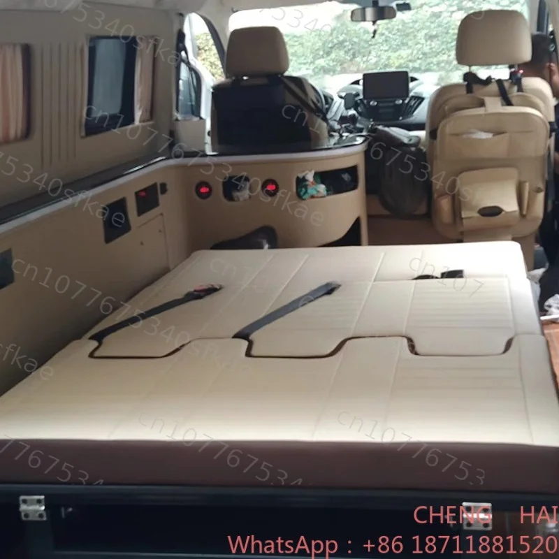Customized CHENG HAI 2025 Popular Multi-function Customized Integrated Headrest 3-fold Easily Fast Variable Bed Rv Seat for