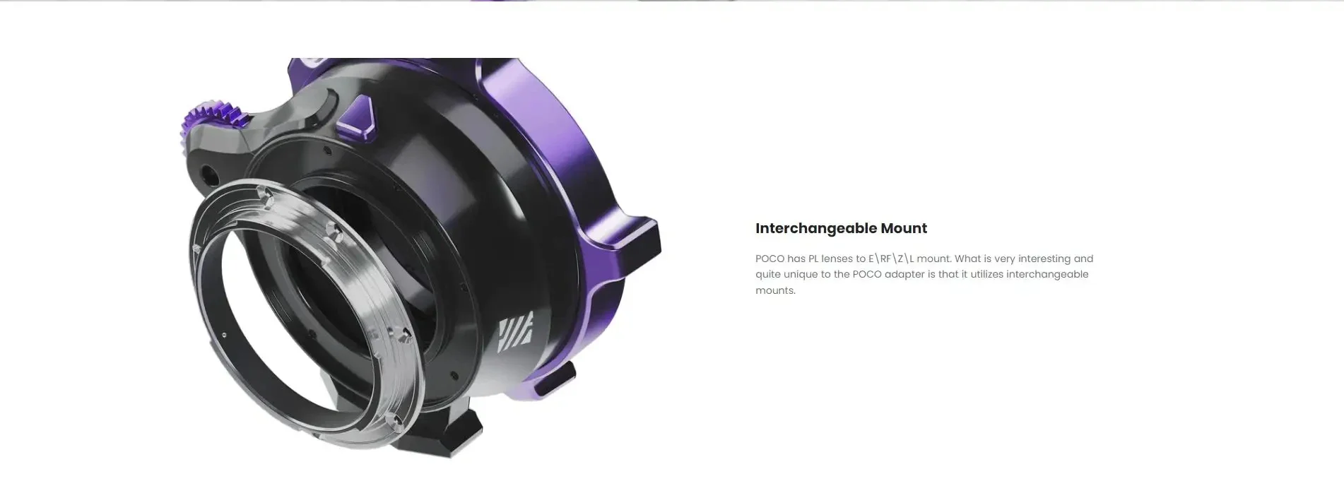 MOFAGE POCO Drop-In Filter Adapter ARRI PL Lens To Sony E Canon RF