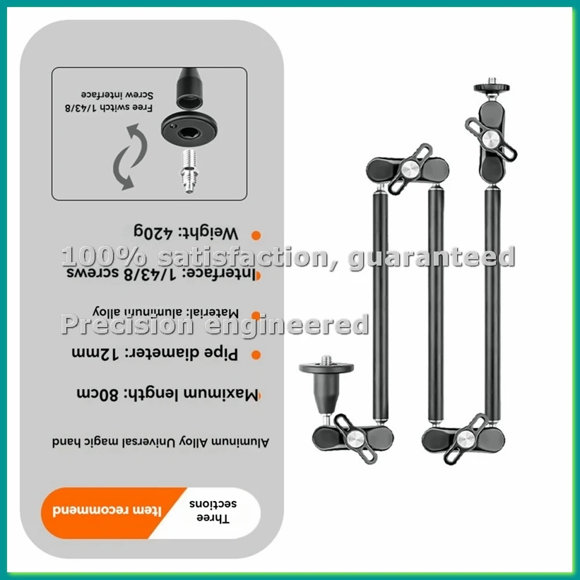 

Кронштейн-держатель для смартфона Magic Arm для камеры, гибкое настенное крепление, настольный зажим, подставка для планшета, три секции - ABWO