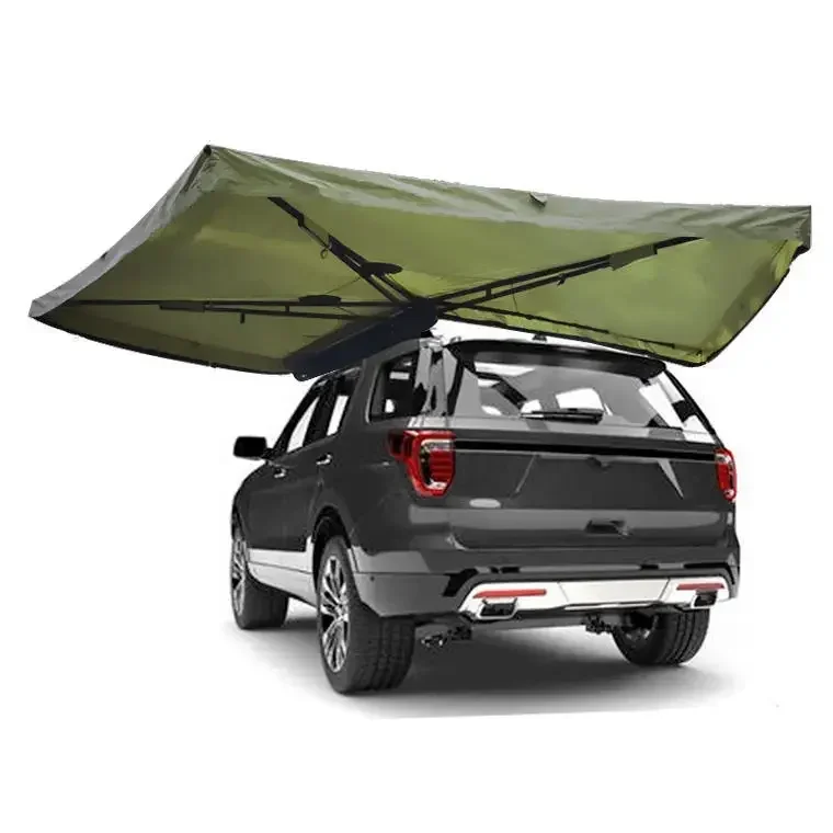 

DrunkenXp Sun and Rain Shade Shelter 270 Degree 2.0m 2.5m Radius Car side Awning Camping Tarps