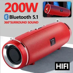 Altavoces Bluetooth portátiles, Mini altavoz inalámbrico de alta fidelidad con sonido envolvente, Subwoofer para exteriores, impermeable, para acampar y fiestas