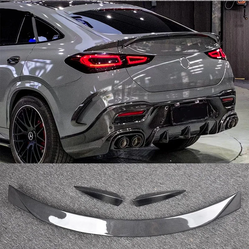 

For 2021 Mercedes-Benz CLE CLE350 CLE450 Coupe Carbon Fiber Rear Trunk Spoiler Rear Spoiler