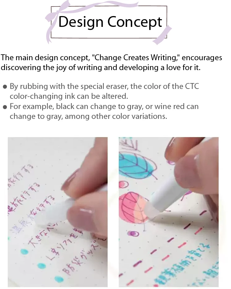 Pilot ILMILY Dual Color-Changing Erasable Highlighter/Gel Pen – Friction-Activated, Unique & Fun for Journaling and Notes