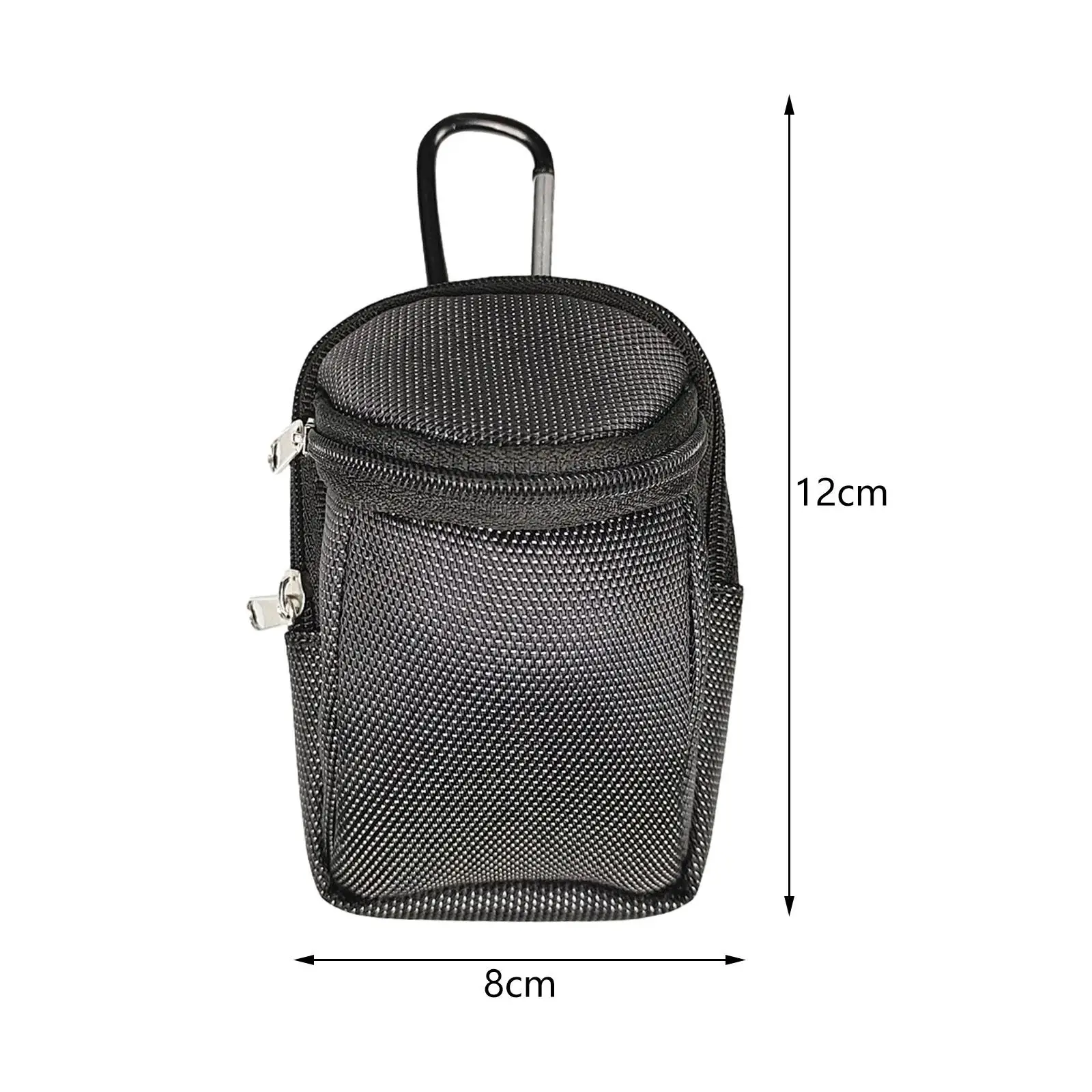 Golf Ball Pouch Lightweight Holds Two Balls Golf Ball Case Golf Accessory