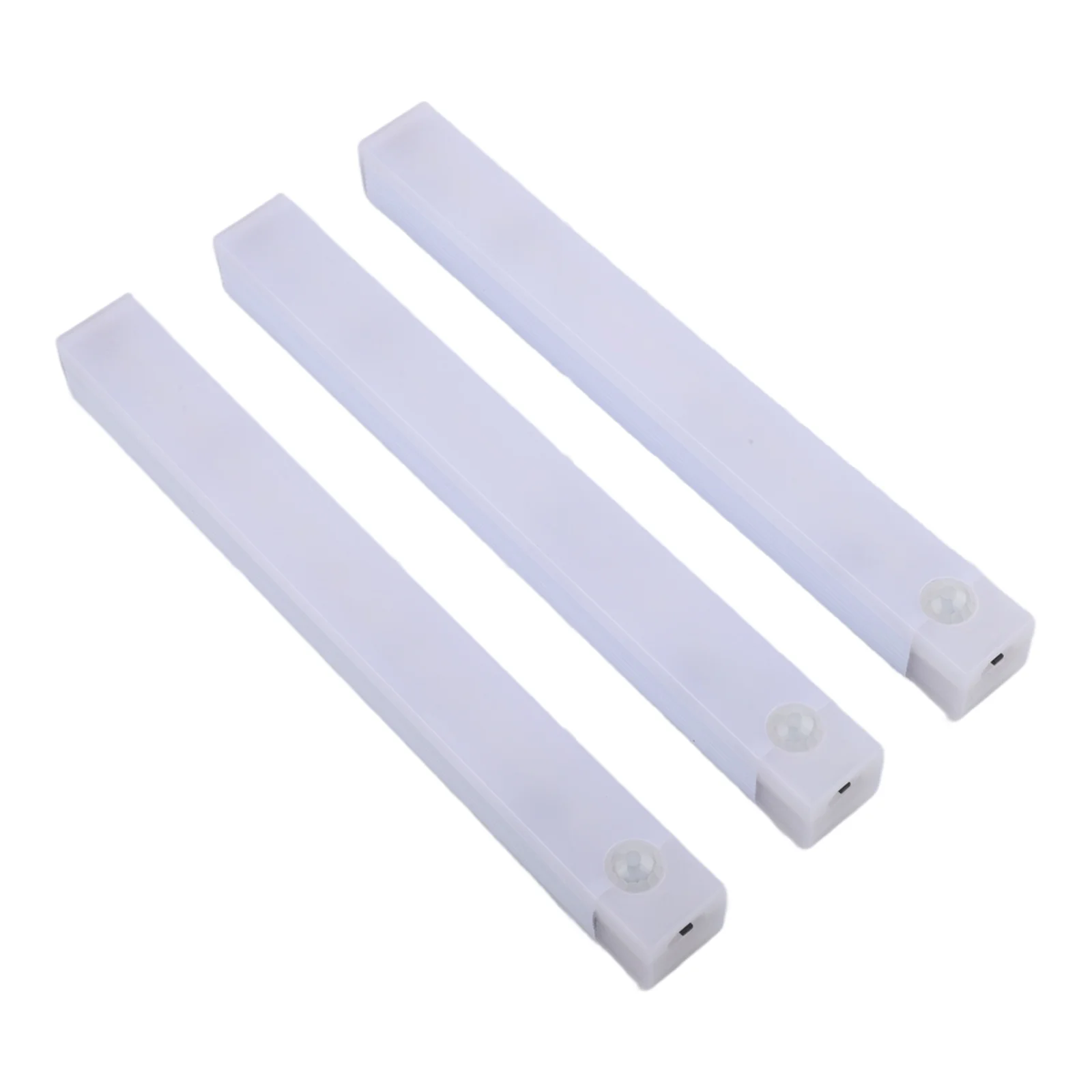 3pcs Wireless LED Motion Sensor Night Light Rechargeable with Magnet Mount for Cabinets Stairs and Wardrobe Use
