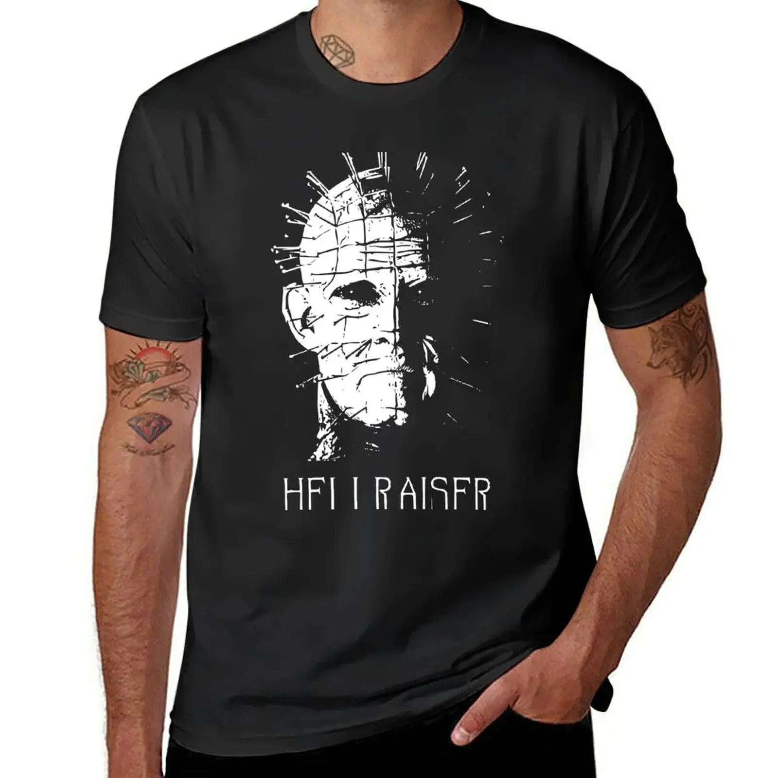 New Pinhead The Hell Priest T-Shirt quick-drying t-shirt kawaii clothes oversized t shirt men