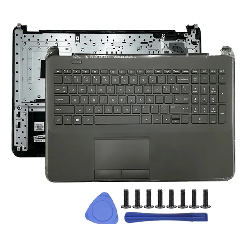 

NEW Laptop Palmrest Upper Case US Keyboard Touchpad For HP TouchSmart 15-D 15-d101tx 15-d013tx TPN-F115 TPN-F113 747140-001